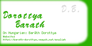dorottya barath business card