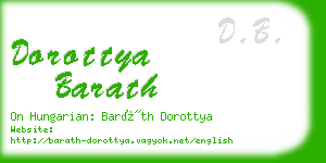 dorottya barath business card